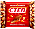 Шоколад Стэп с начинкой Арахис и Карамель